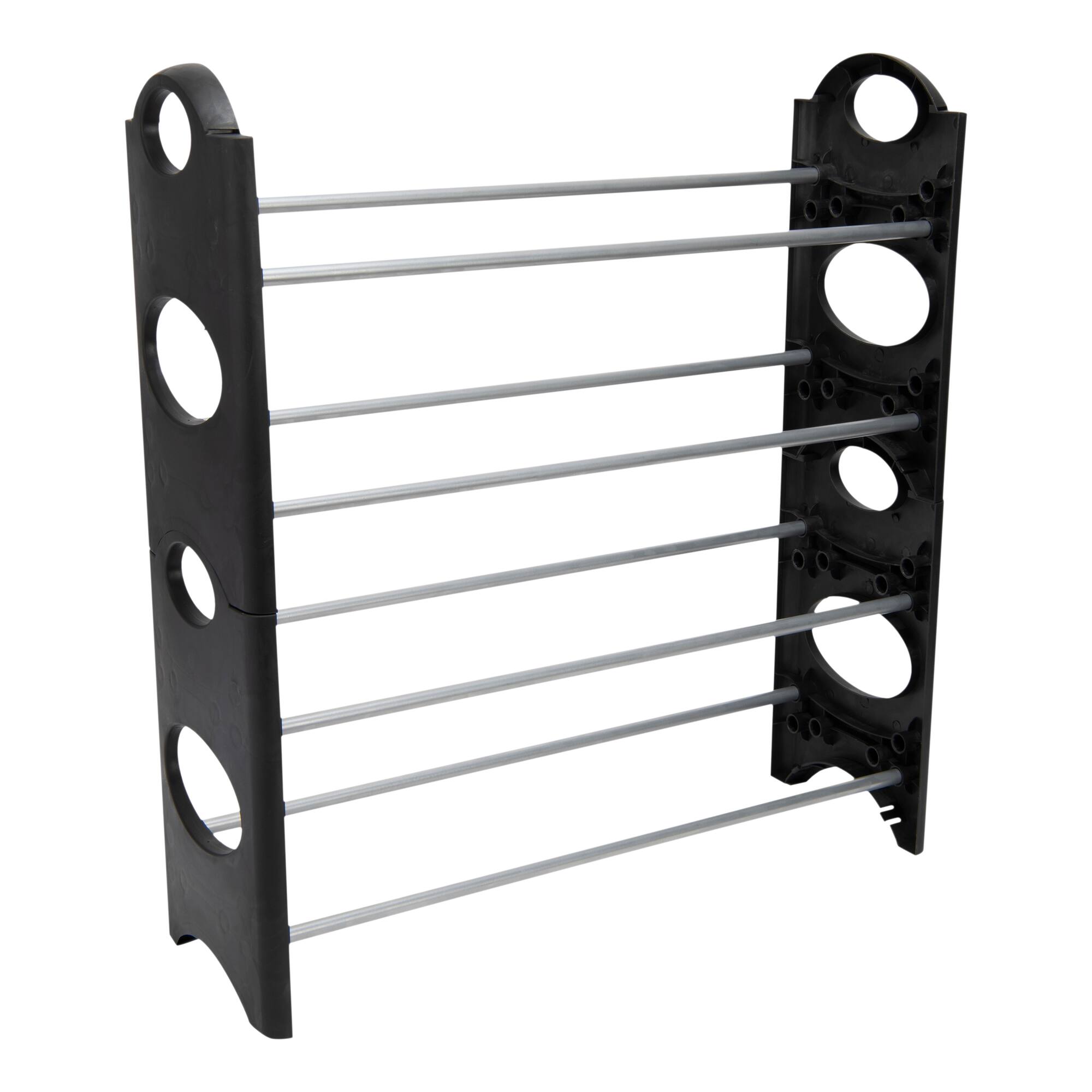 Simplify 12-Pair Stackable Shoe Caddy Rack